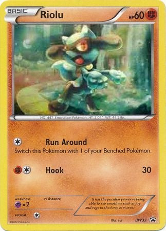 Riolu - BW33 - Holo Promo available at 401 Games Canada