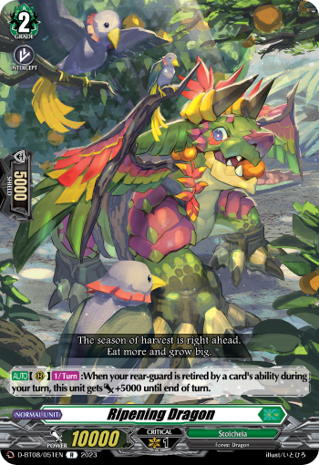 Ripening Dragon - D-BT08/051 - Rare available at 401 Games Canada