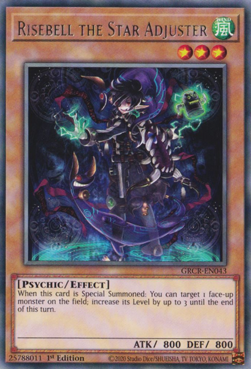 Risebell the Star Adjuster - GRCR-EN043 - Rare - 1st Edition available at 401 Games Canada