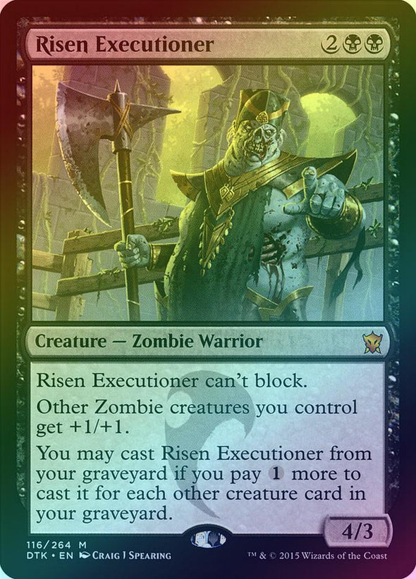 Risen Executioner (Foil) (DTK) available at 401 Games Canada