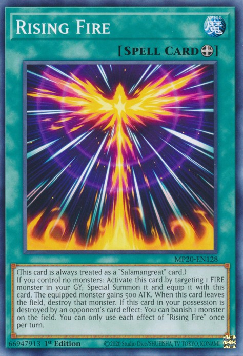 Rising Fire - MP20-EN128 - Common - 1st Edition available at 401 Games Canada