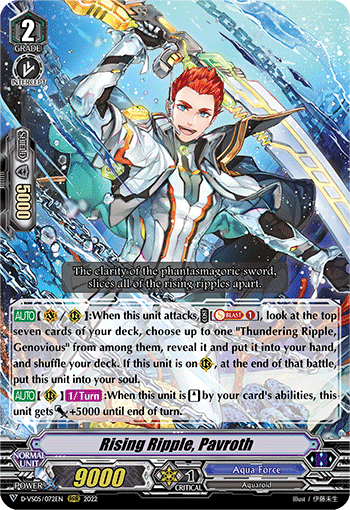 Rising Ripple, Pavroth - D-VS05/072 - Triple Rare available at 401 Games Canada