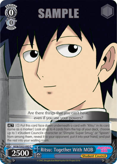 Ritsu: Together With MOB (C) available at 401 Games Canada