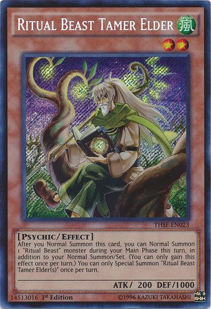 Ritual Beast Tamer Elder - THSF-EN023 - Secret Rare - 1st Edition available at 401 Games Canada