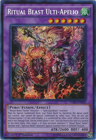 Ritual Beast Ulti-Apelio - THSF-EN028 - Secret Rare - 1st Edition available at 401 Games Canada