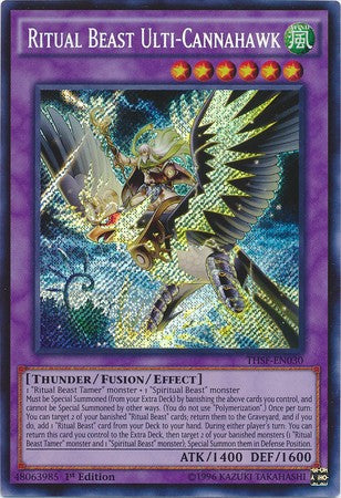 Ritual Beast Ulti-Cannahawk - THSF-EN030 - Secret Rare - 1st Edition available at 401 Games Canada