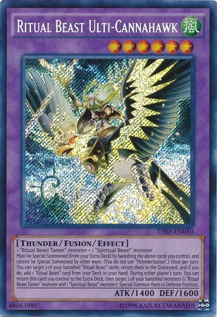 Ritual Beast Ulti-Cannahawk - THSF-EN030 - Secret Rare - Unlimited available at 401 Games Canada