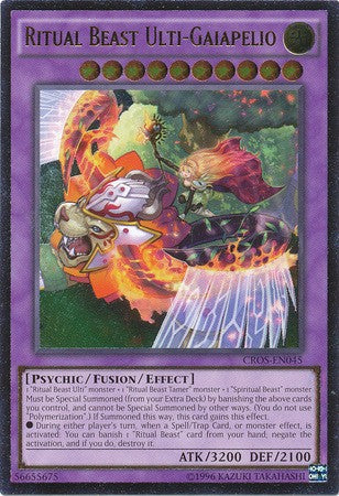 Ritual Beast Ulti-Gaiapelio - CROS-EN045 - Ultimate Rare - Unlimited available at 401 Games Canada