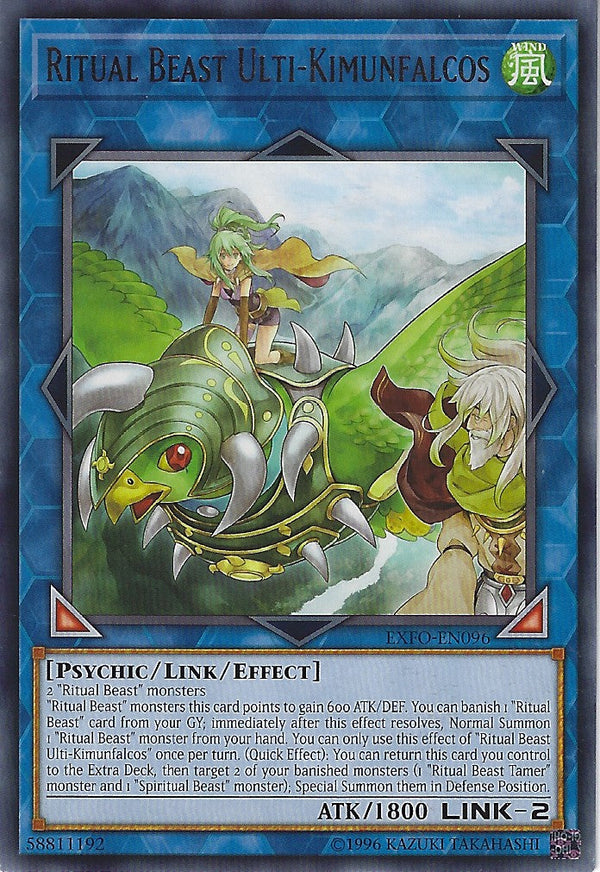 Ritual Beast Ulti-Kimunfalcos - EXFO-EN096 - Rare - Unlimited available at 401 Games Canada