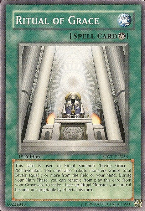 Ritual of Grace - SOVR-EN056 - Common - 1st Edition available at 401 Games Canada