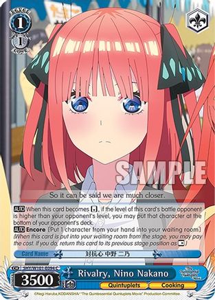 Rivalry, Nino Nakano - 5HY/W101-E094 - Common available at 401 Games Canada