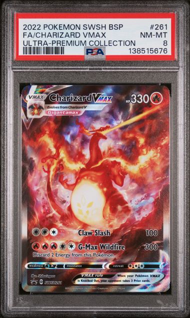 CHARIZARD VMAX (261) - POKEMON SWSH BLACK STAR PROMO - ULTRA-PREMIUM COLLECTION - NM-MT 8