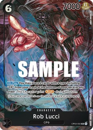 Rob Lucci (Alternate Art) - OP03-092 - Super Rare available at 401 Games Canada