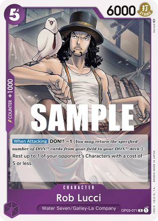 Rob Lucci - OP03-071 - Rare available at 401 Games Canada