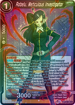 Robelu, Meticulous Investigator - BT14-130 - Common (FOIL) available at 401 Games Canada