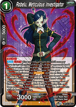 Robelu, Meticulous Investigator - BT14-130 - Common available at 401 Games Canada