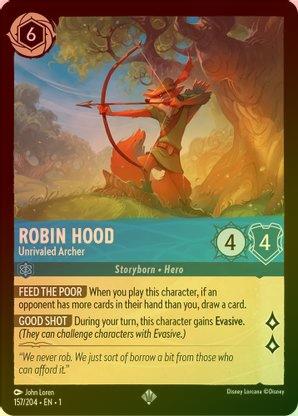 Robin Hood (Unrivaled Archer) - 157/204 - Super Rare (Foil) available at 401 Games Canada