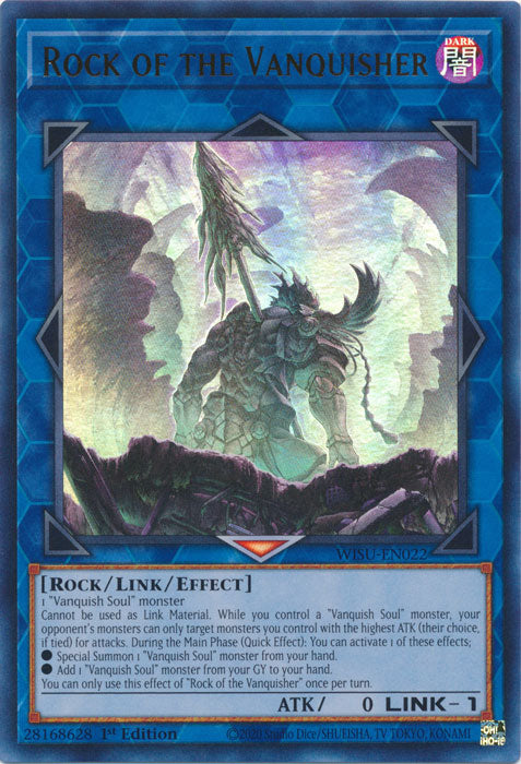 Rock of the Vanquisher - WISU-EN022 - Ultra Rare - 1st Edition available at 401 Games Canada