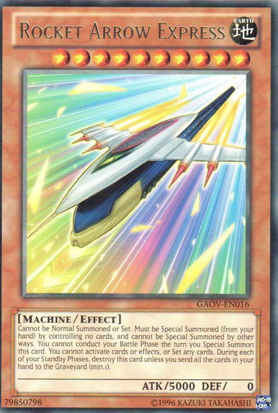 Rocket Arrow Express - GAOV-EN016 - Rare - Unlimited available at 401 Games Canada