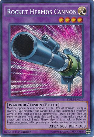 Rocket Hermos Cannon - DRL2-EN010 - Secret Rare - 1st Edition available at 401 Games Canada