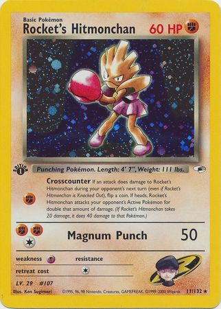 Rocket's Hitmonchan - 11/132 - Holo - 1st Edition available at 401 Games Canada