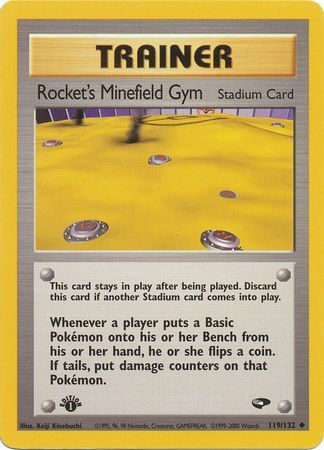 Rocket's Minefield Gym - 119/132 - Uncommon - 1st Edition available at 401 Games Canada