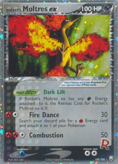 Rocket's Moltres ex - 100/109 - Ultra Rare available at 401 Games Canada