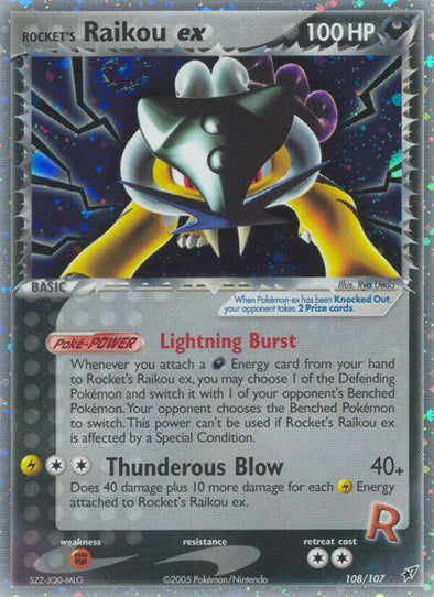 Rocket's Raikou ex - 108/107 - Ultra Rare available at 401 Games Canada