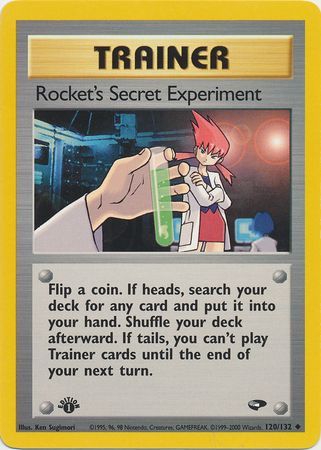 Rocket's Secret Experiment - 120/132 - Uncommon - 1st Edition available at 401 Games Canada