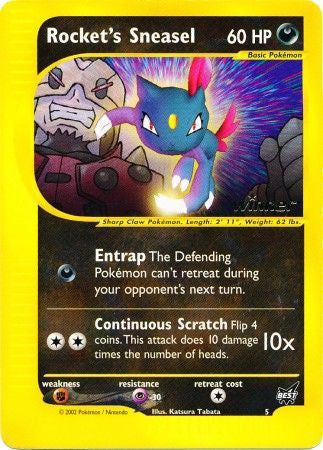 Rocket's Sneasel - 5 - (Winner) Promo available at 401 Games Canada