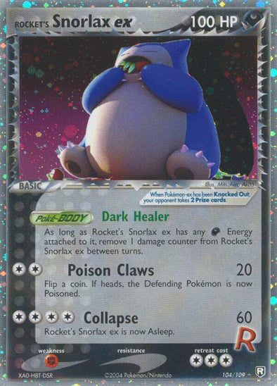 Rocket's Snorlax ex - 104/109 - Ultra Rare available at 401 Games Canada