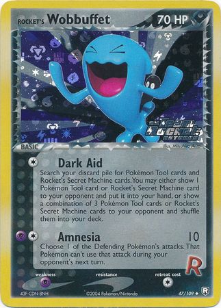 Rocket's Wobbuffet - 47/109 - Uncommon - Reverse Holo available at 401 Games Canada