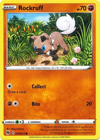 Rockruff - 029/073 - Common available at 401 Games Canada