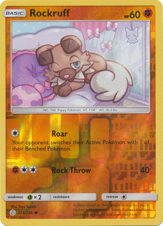 Rockruff - 123/236 - Common - Reverse Holo available at 401 Games Canada