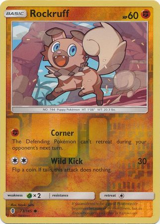 Rockruff - 73/145 - Common - Reverse Holo available at 401 Games Canada