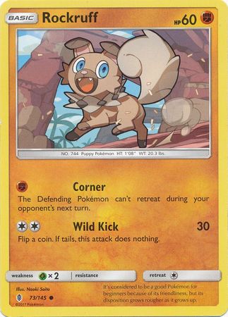 Rockruff - 73/145 - Common available at 401 Games Canada