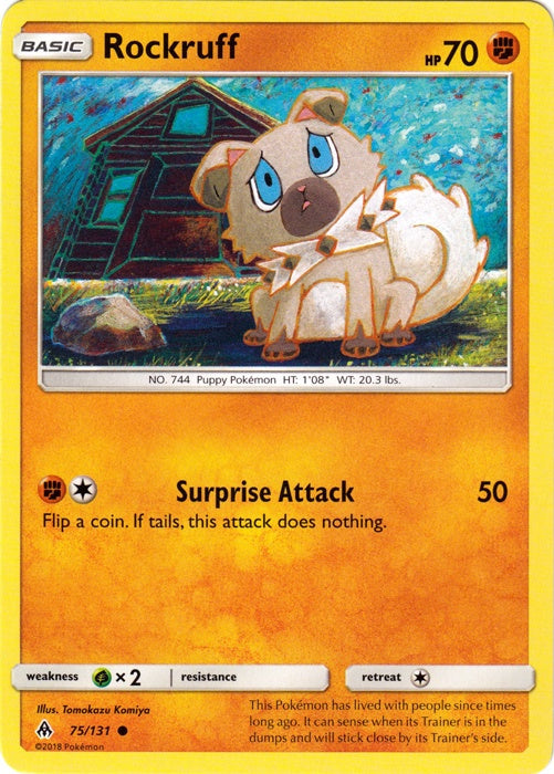 Rockruff - 75/131 - Common available at 401 Games Canada