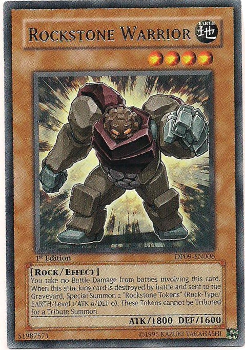 Rockstone Warrior - DP09-EN006 - Rare - 1st Edition available at 401 Games Canada