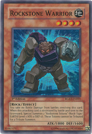 Rockstone Warrior - RGBT-EN001 - Super Rare - 1st Edition available at 401 Games Canada