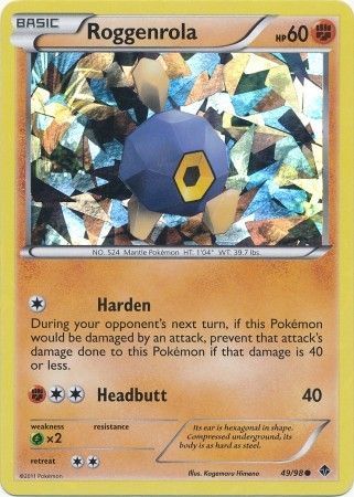 Roggenrola - 49/98 - Shattered Holo Promo available at 401 Games Canada