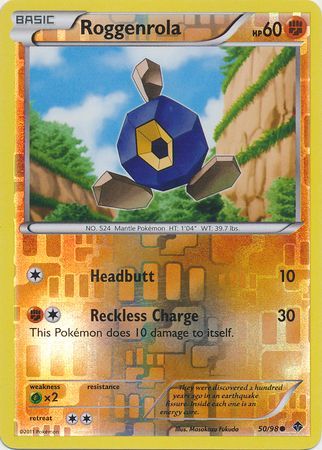 Roggenrola - 50/98 - Common - Reverse Holo available at 401 Games Canada