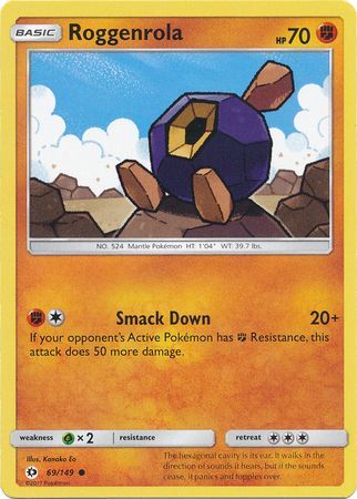 Roggenrola - 69/149 - Common available at 401 Games Canada