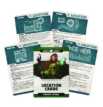 Rogue Comet - Location Cards - Fantasy Setting available at 401 Games Canada