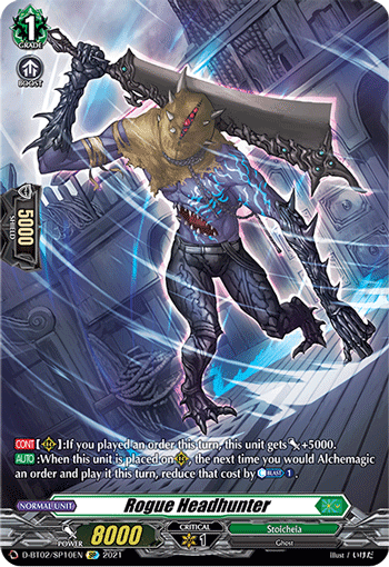 Rogue Headhunter - D-BT02/SP10 - SP available at 401 Games Canada