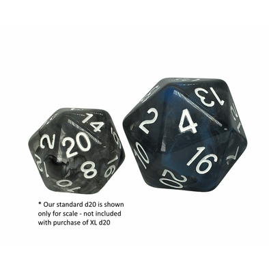 Role 4 Initiative - XL d20 - Diffusion Midnight available at 401 Games Canada