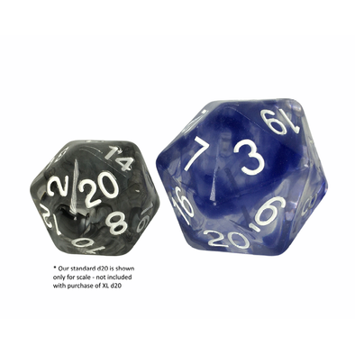 Role 4 Initiative - XL d20 - Diffusion Sapphire available at 401 Games Canada