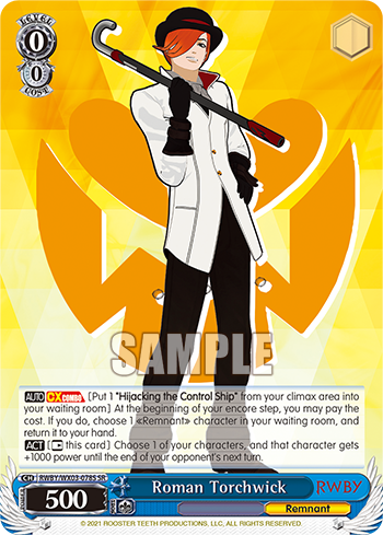 Roman Torchwick - RWBY/WX03-E078S - Super Rare available at 401 Games Canada