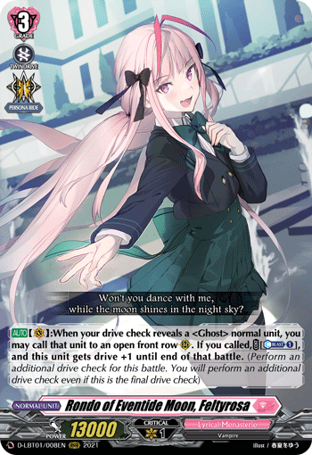 Rondo of Eventide Moon, Feltyrosa - D-LBT01/008 - Triple Rare available at 401 Games Canada