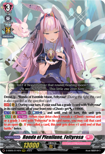 Rondo of Plenilune, Feltyrosa - D-SS05/014 - Triple Rare available at 401 Games Canada