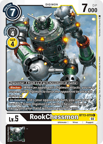 RookChessmon - BT13-070 - Common available at 401 Games Canada